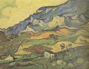 Les Alpilles,Mountainous Landscape near Saint-Remy (nn04), Vincent Van Gogh